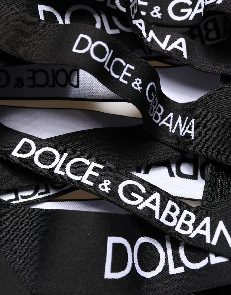 Dolce & Gabbana 3% Elastane trousers in black