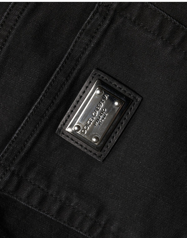Dolce & Gabbana 65% Cotton jeans in black
