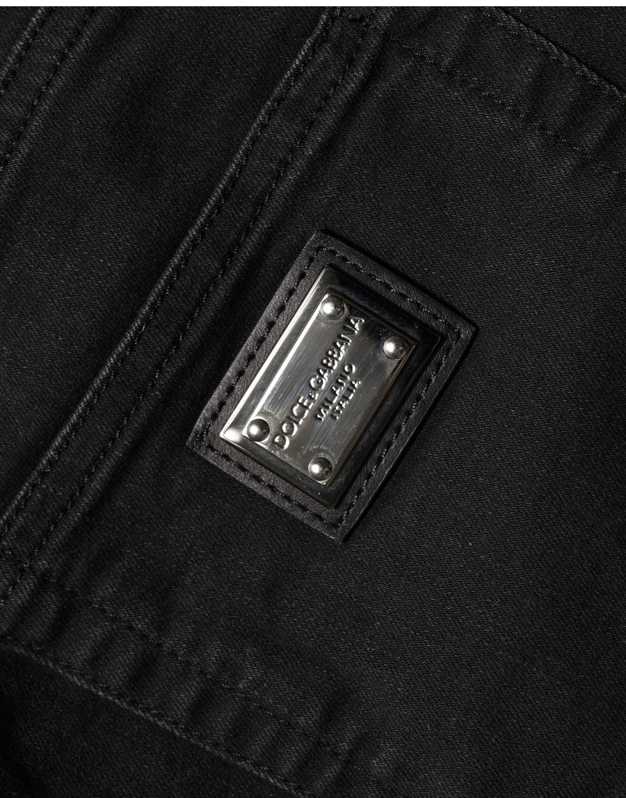 Dolce & Gabbana 65% Cotton jeans in black