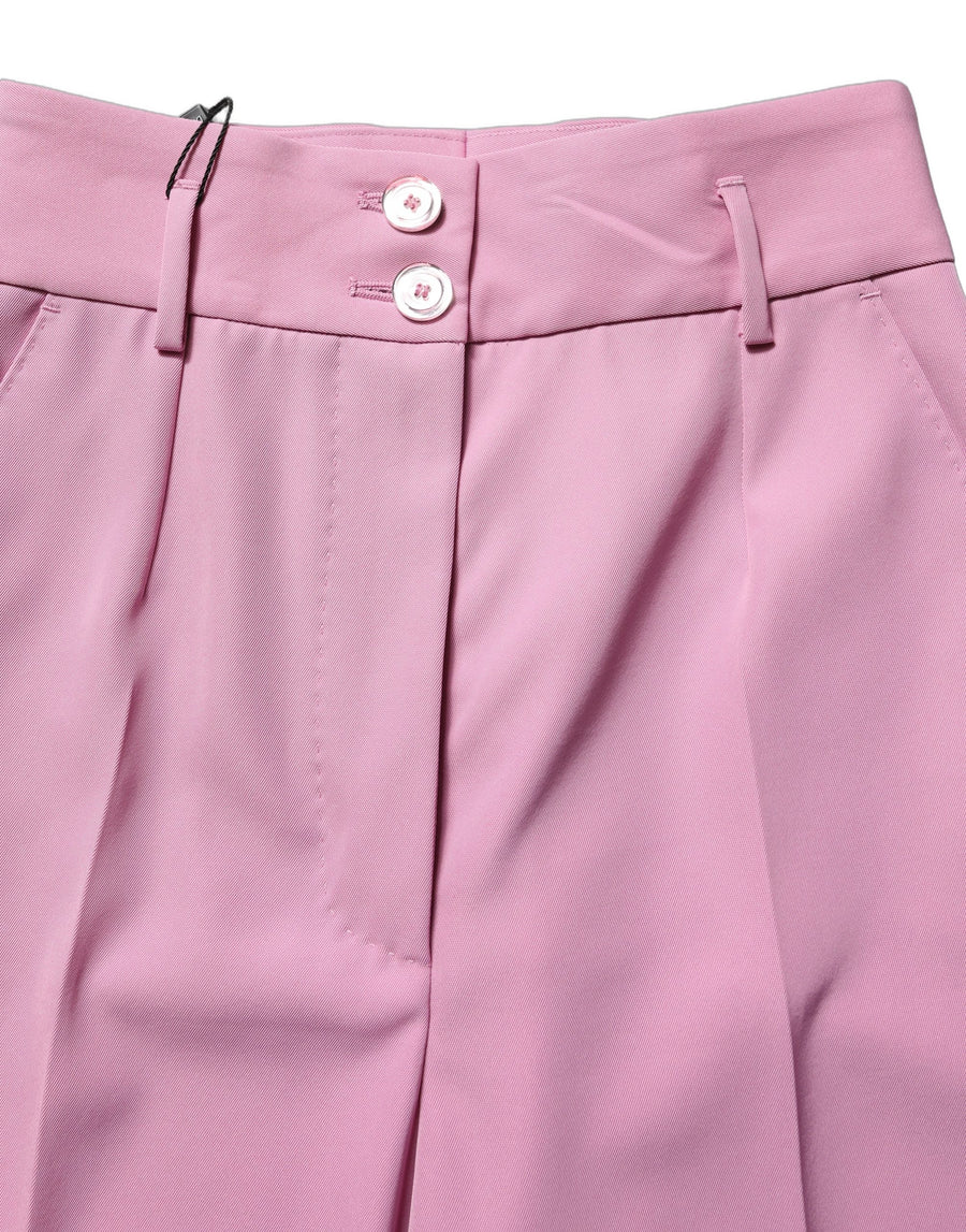 Dolce & Gabbana 100% Polyester trousers in pink