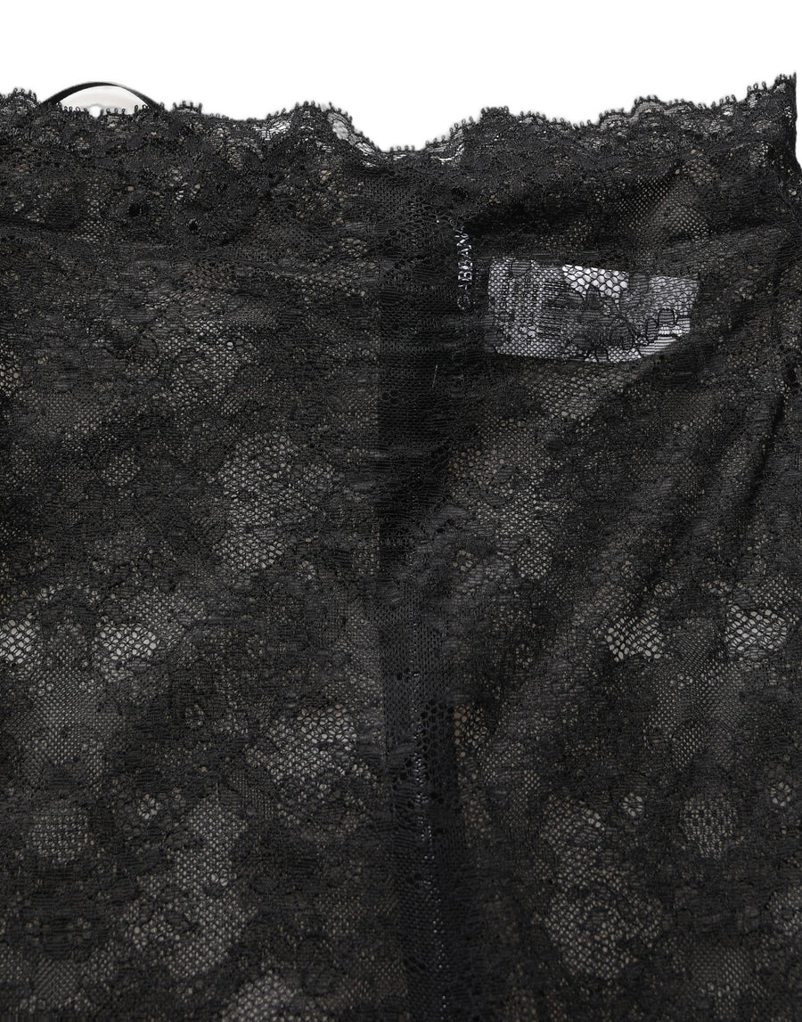 Dolce & Gabbana 75% Viscose skirt in black