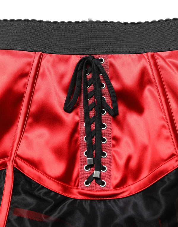 Dolce & Gabbana 23% Acetate skirt in red