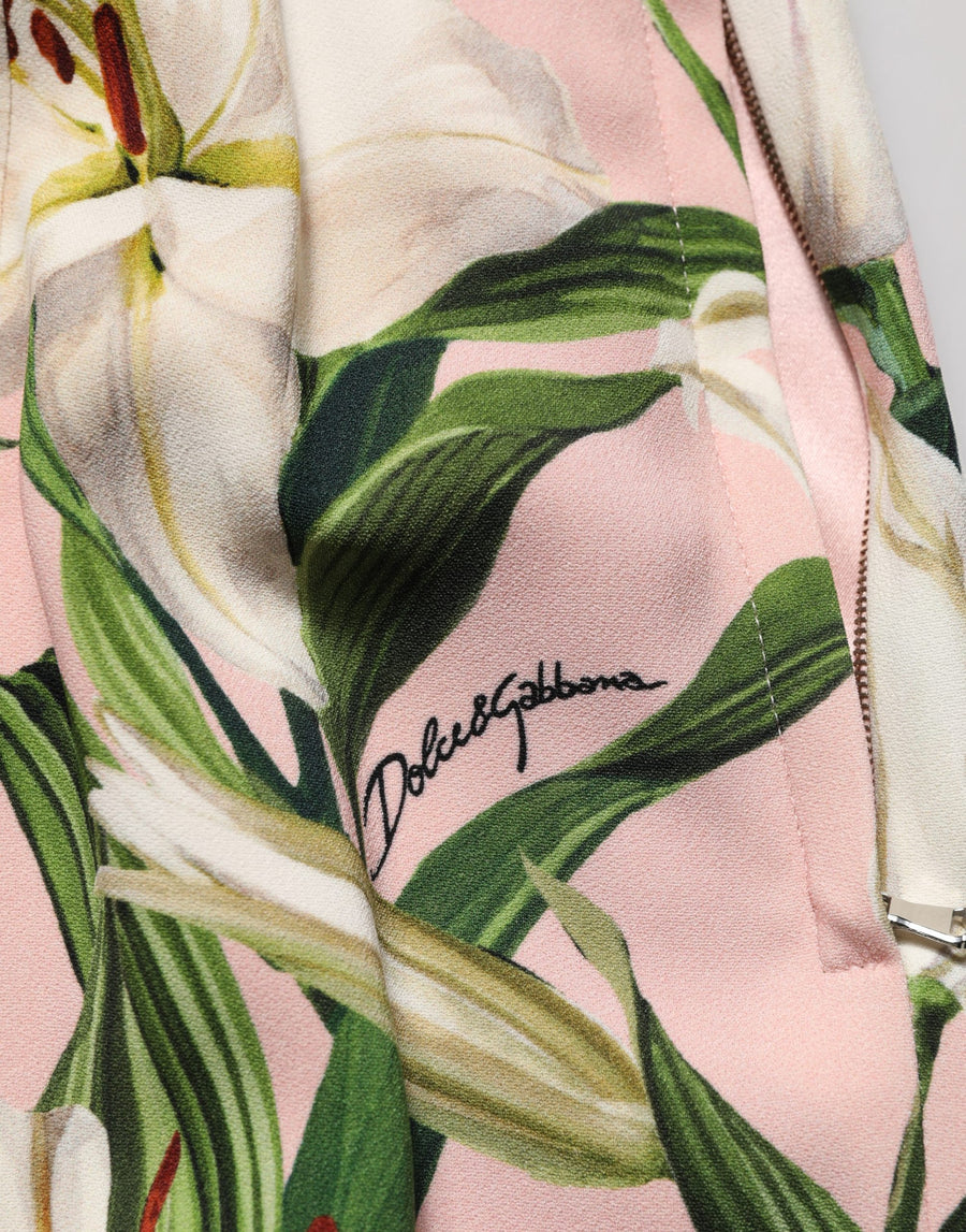 Dolce & Gabbana 95% Silk skirt in pink