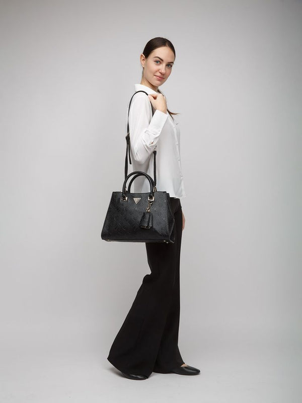 Guess 100% Polyurethane shoulder bag in black