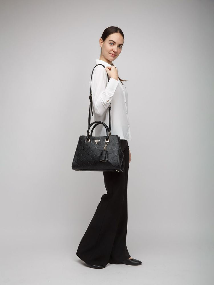 Guess 100% Polyurethane shoulder bag in black