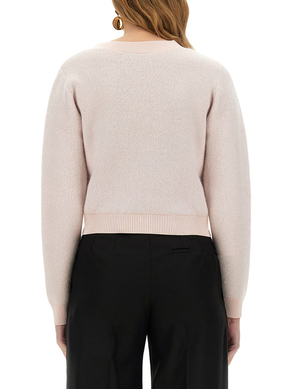 Mohair Cardigan Beige Wool Jumpers