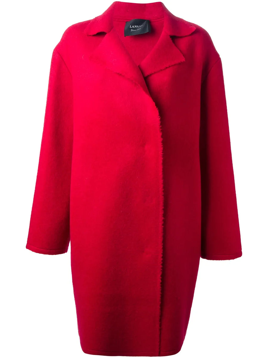 Lanvin Wool 71% coat in red