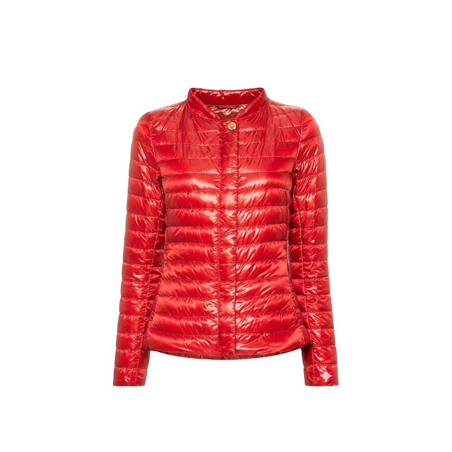 Herno 100% Polyamide down jacket in red