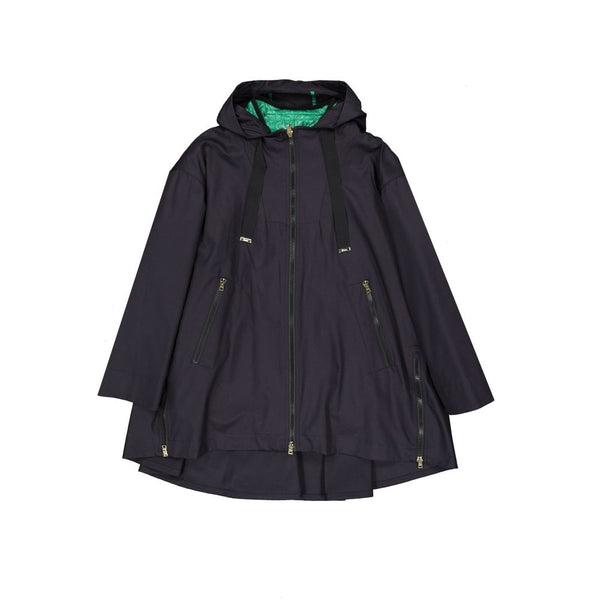 Herno 100% Cotton coat in navy
