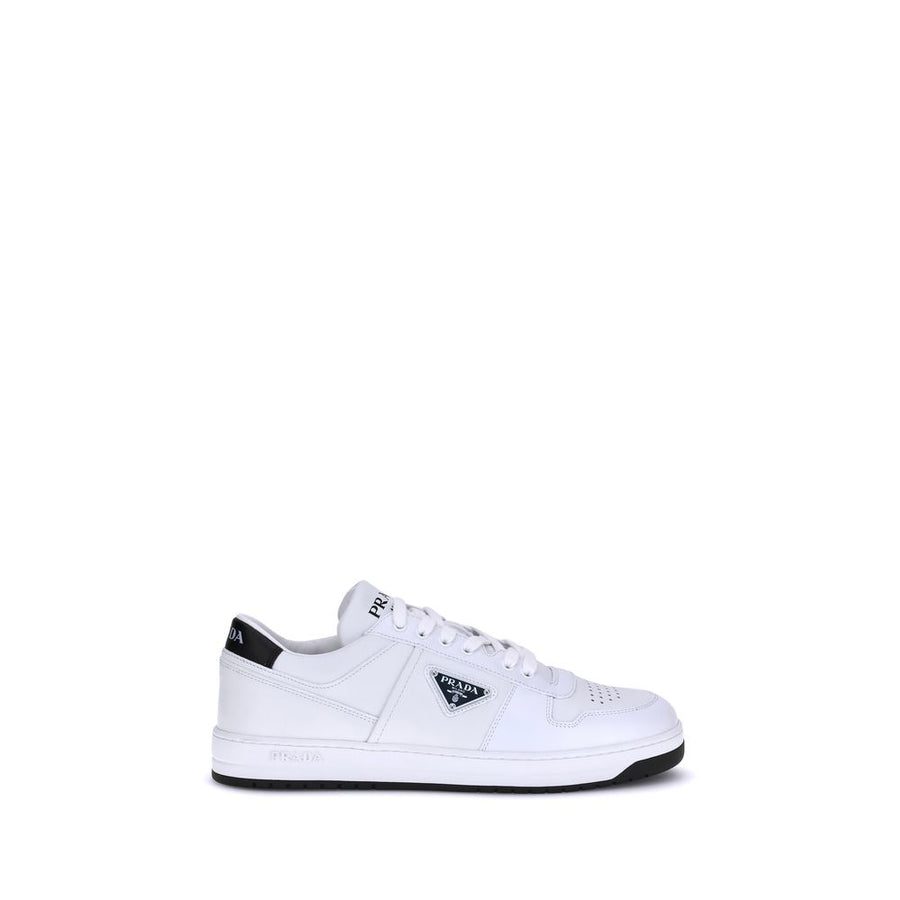 Prada Upper 100% Calf Leather Bos Taurus sneaker in white
