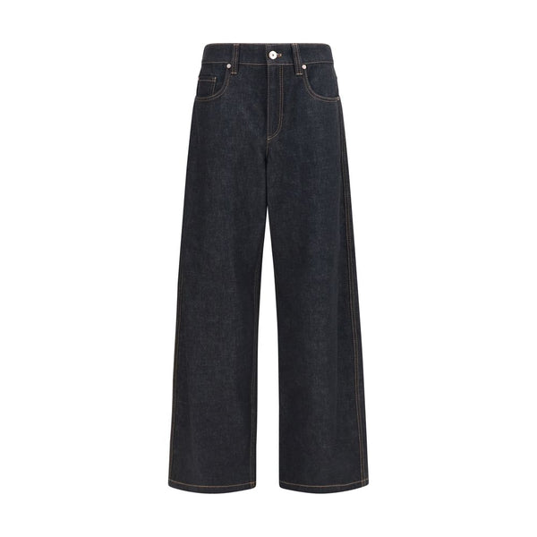 Brunello Cucinelli 100% Cotton jeans in navy