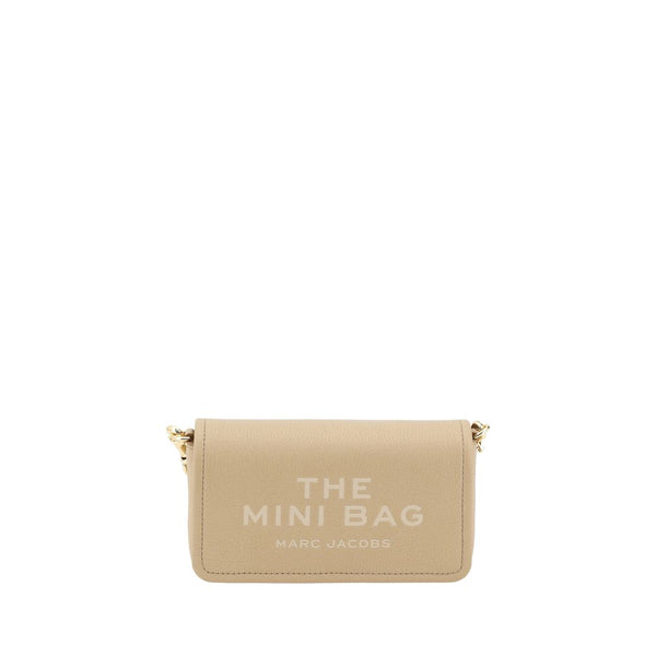 Marc Jacobs 100% Calf Leather Bos Taurus shoulder bag in beige