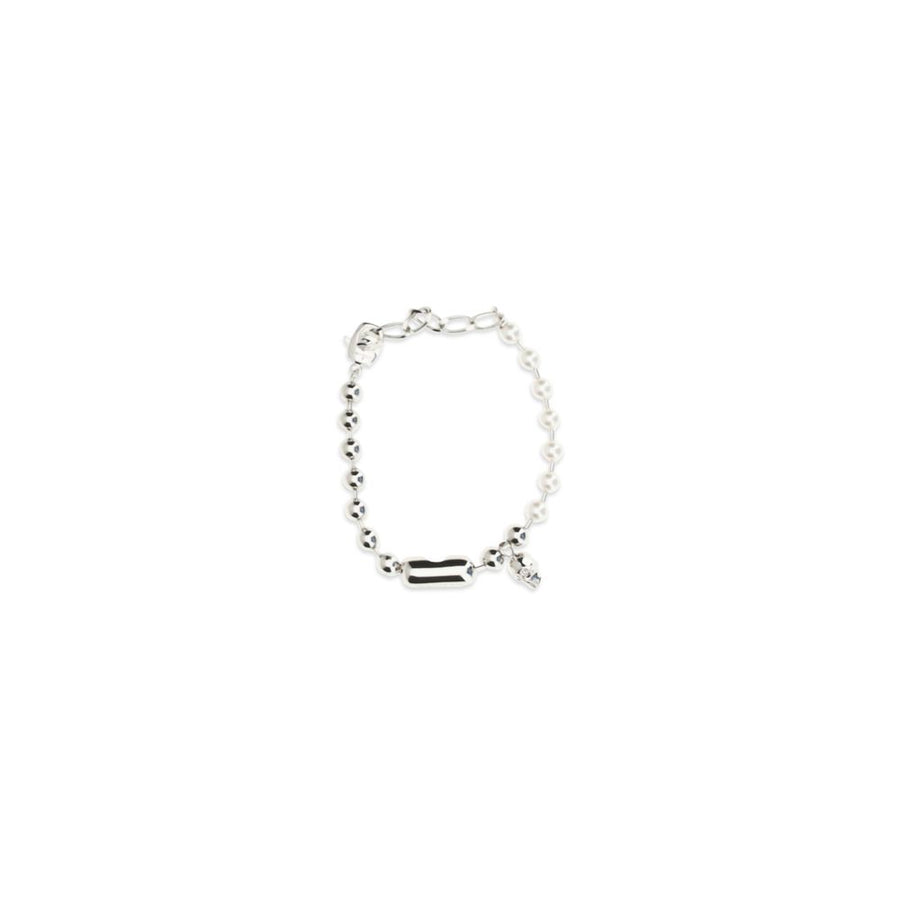 Alexander McQueen 100% Brass bracelet in white