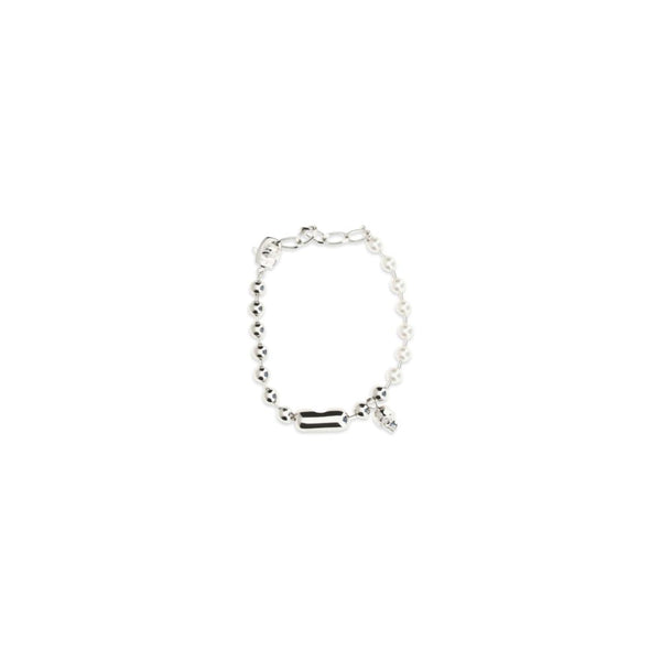 Alexander McQueen 100% Brass bracelet in white