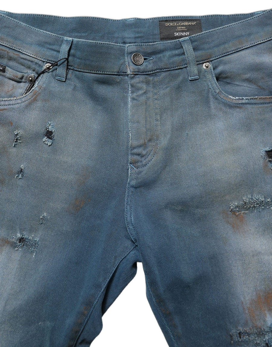 Dolce & Gabbana 98% Cotton jeans in blue