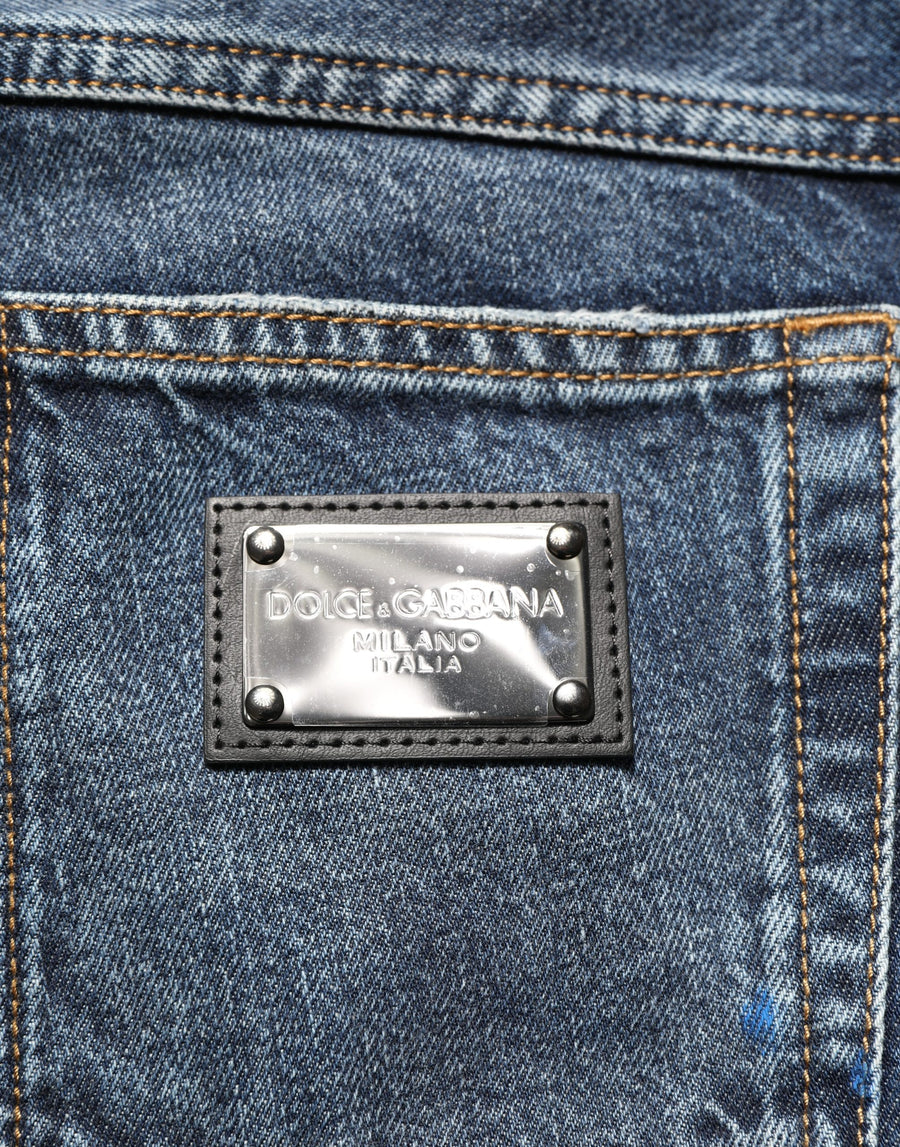 Dolce & Gabbana 100% Cotton jeans in blue