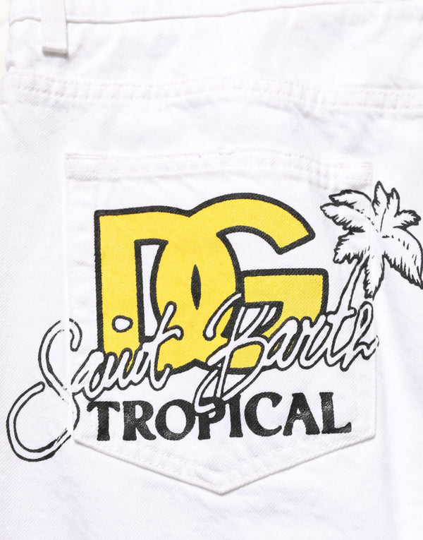 Dolce & Gabbana 98% Cotton 2% Elastane jeans in white