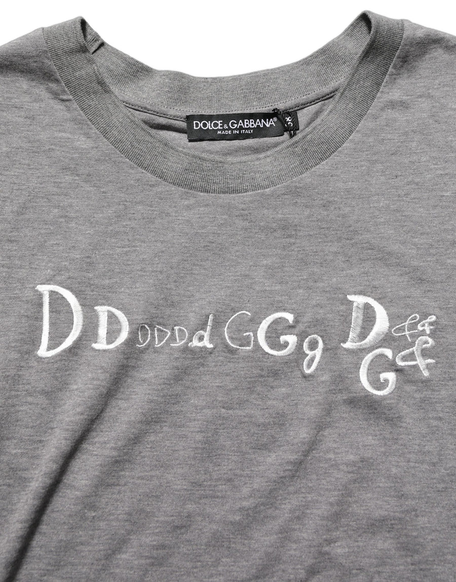 Dolce & Gabbana 100% Cotton t-shirt in gray