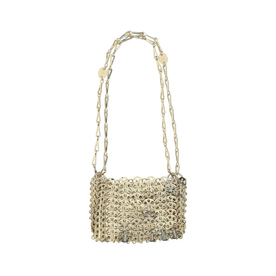 Rabanne 100% Brass shoulder bag in bicolor