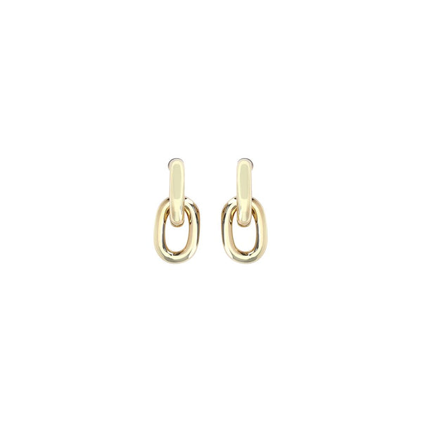Rabanne 50% Resin 50% Aluminum earrings in gold