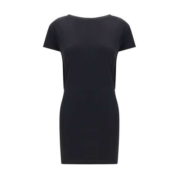 Jacquemus 83% Viscose dress in black