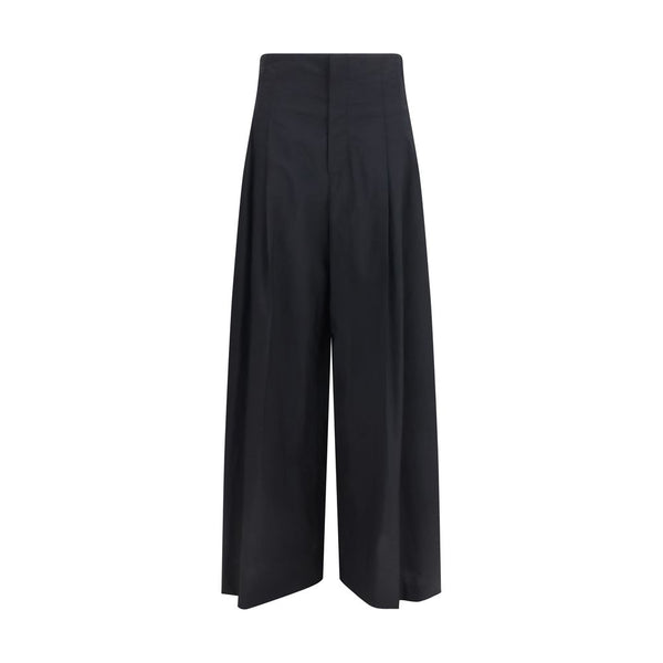 Brunello Cucinelli 75% Cotton trousers in black