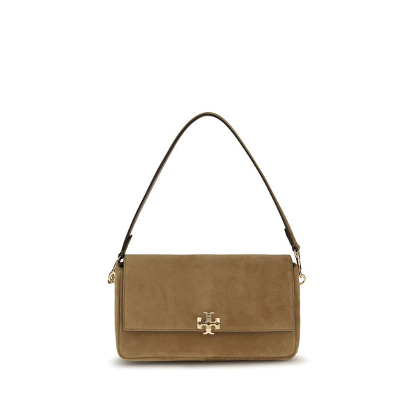Tory Burch 100% Chamois Leather shoulder bag in beige