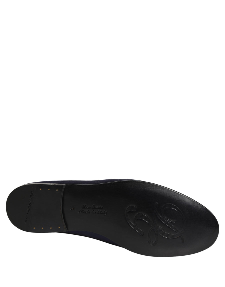Dolce & Gabbana Satin uppers loafer in blue