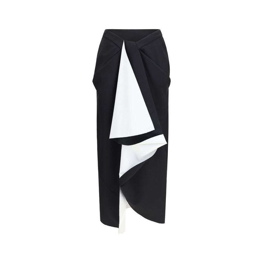 Givenchy 73% Merino Wool Ovis Aries skirt in black