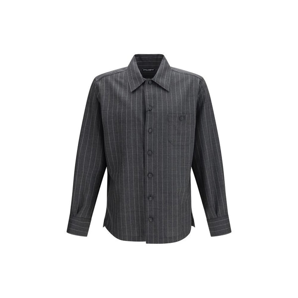 Dolce & Gabbana 100% Fleece Wool Ovis Aries shirt in gray