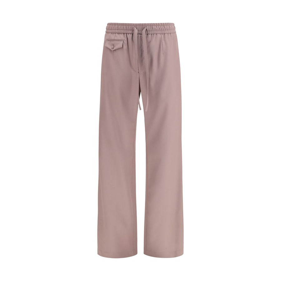 Dolce & Gabbana 100% Merino Wool joggers in brown