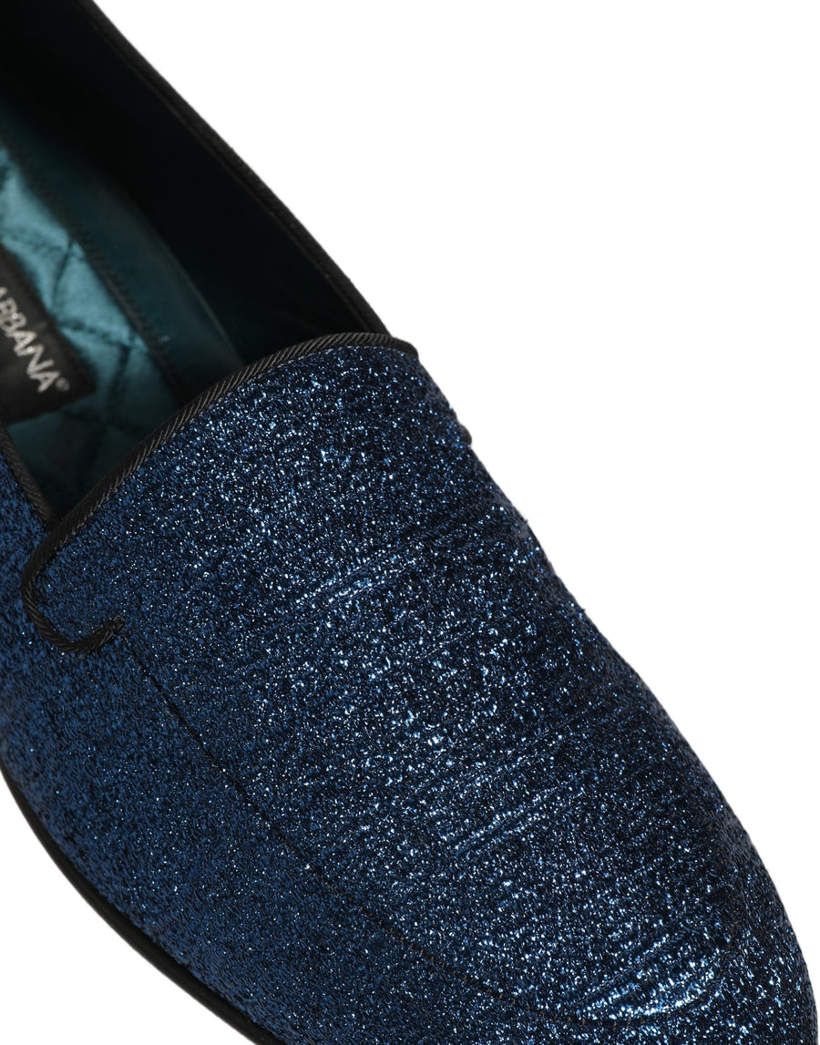 Dolce & Gabbana Leather loafer in blue