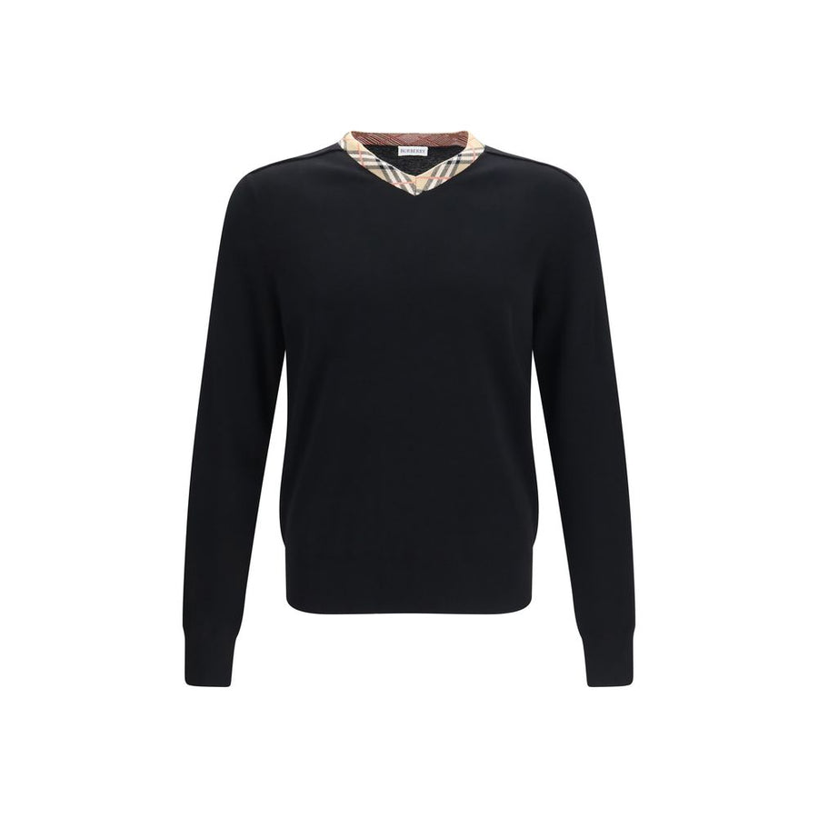 Burberry 100% Merino Wool Ovis Aries sweater in black