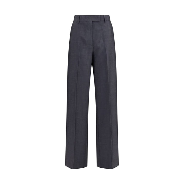 Miu Miu 40% Wool Ovis Aries trousers in gray