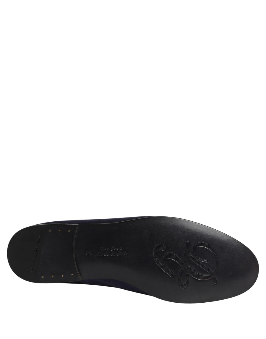 Dolce & Gabbana Leather loafer in navy