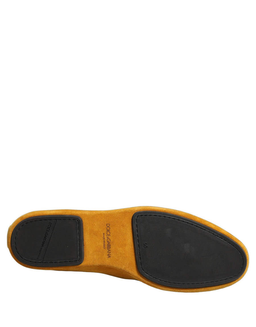 Dolce & Gabbana Leather loafer in yellow