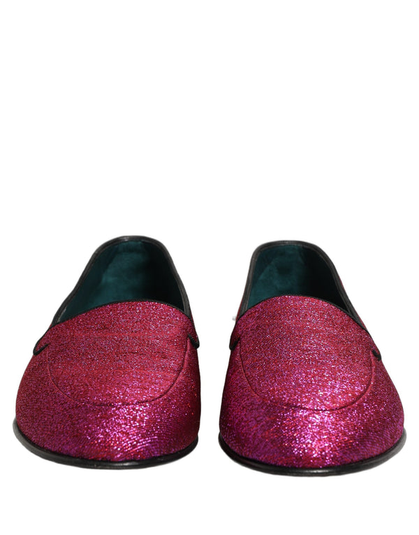 Dolce & Gabbana Leather loafer in pink