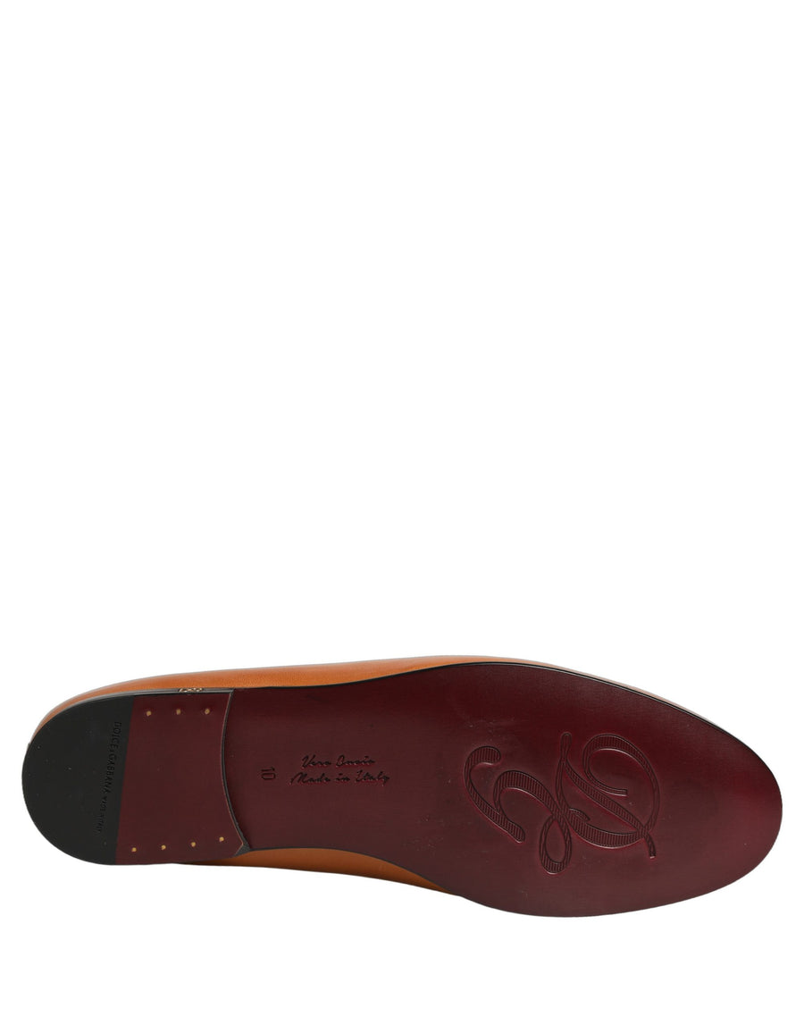 Dolce & Gabbana Leather loafer in brown