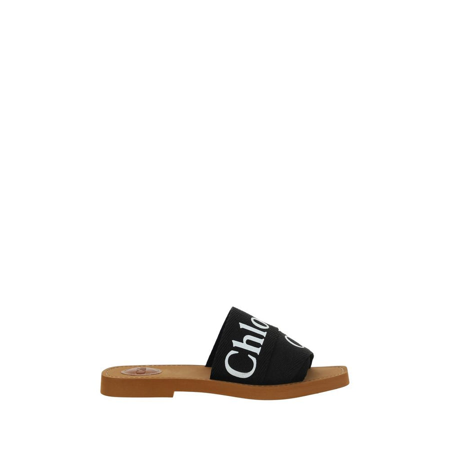 Chloé 100% Cotton sandals in black