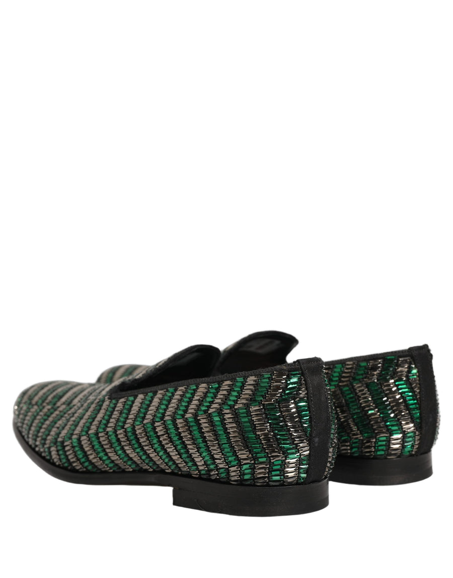 Dolce & Gabbana Leather loafer in silver