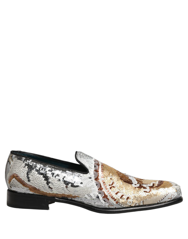 Dolce & Gabbana Leather loafer in white