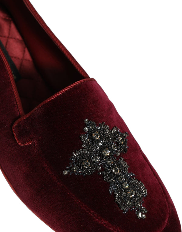 Dolce & Gabbana Suede loafer in red