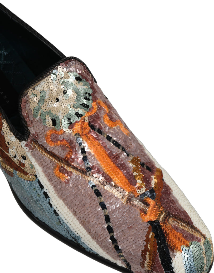 Dolce & Gabbana Leather loafer in multicolor
