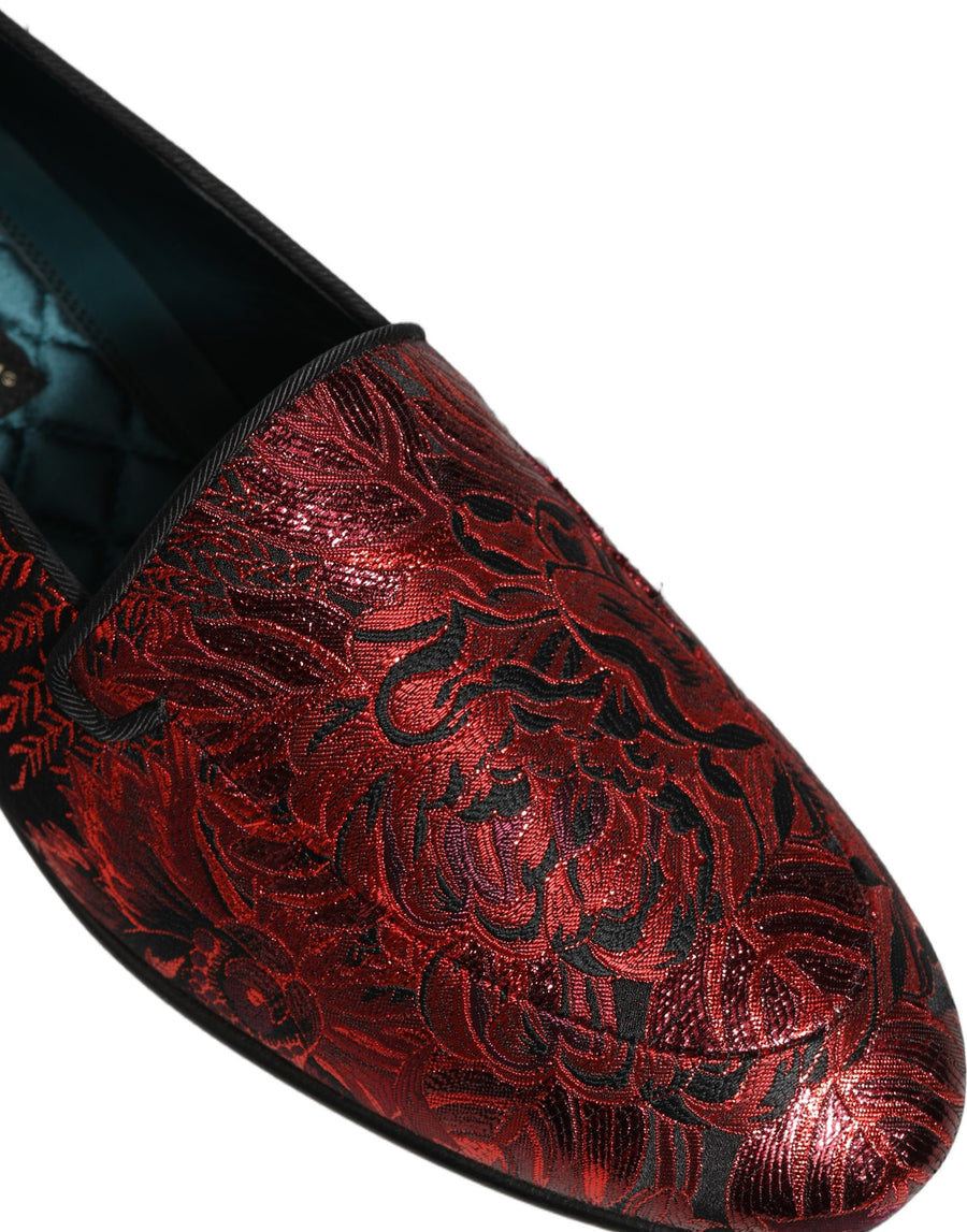 Dolce & Gabbana Leather loafer in red