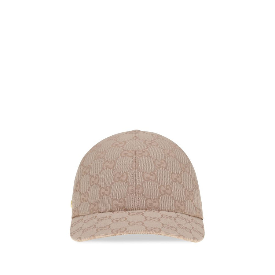 Gucci GU8618433HBAO6872BB 70% Cotton baseball cap in beige