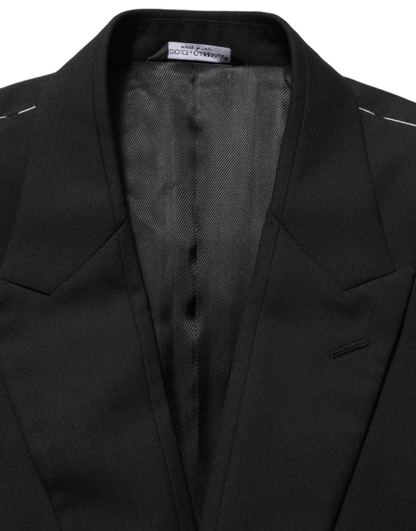 Dolce & Gabbana 100% Virgin Wool; Lining: 70% Viscose 30% Cupro blazer in black