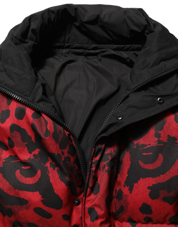 Dolce & Gabbana 100% Polyester puffer jacket in red