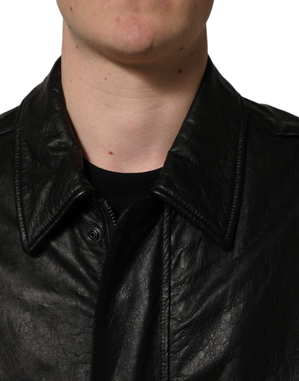 Dolce & Gabbana Leather jacket in black