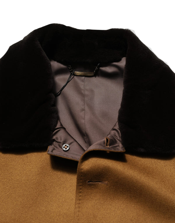 Dolce & Gabbana 84% Cashmere coat in brown