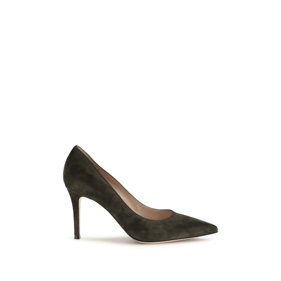 Gianvito Rossi 100% Calf Leather Bos Taurus pump in black